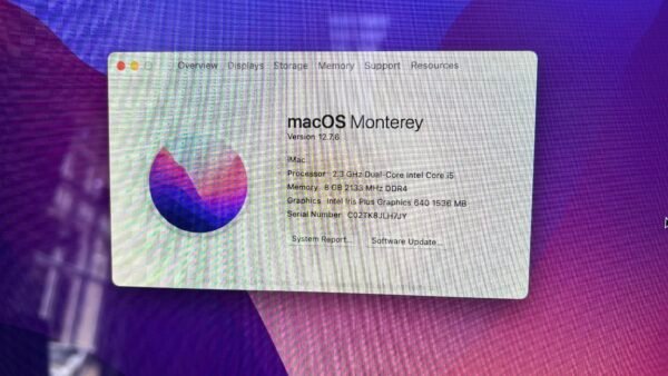 iMac 21.5-inch Core i5 2.3 GHz (2017) - Good Condition - Image 3